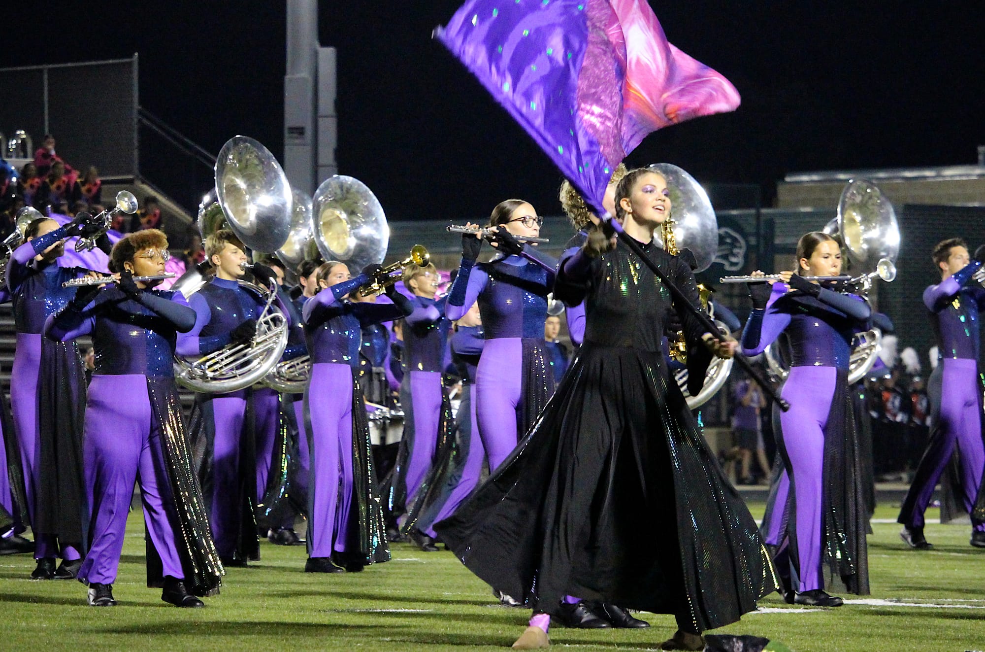 Pitch perfect: Jenison hosts annual marching band tourney