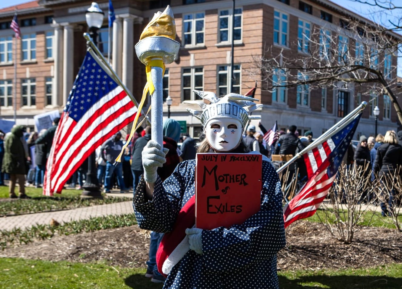 PHOTOS: Thousands march in Ottawa County as part of nationwide 'No Kings' protests