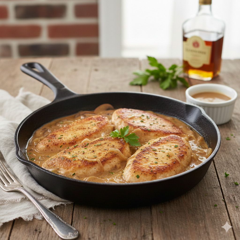 Pen & Pantry: Chicken in Sherry Cream Sauce post image