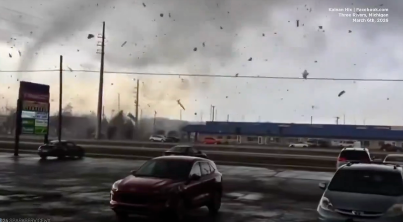 Tornadoes march through southwest Michigan; several counties still under watch alerts post image